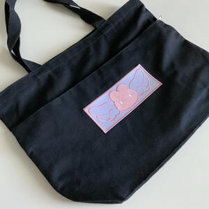 Embroidered Angel Bunny Tote